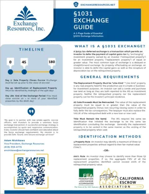 Download the 1031 Exchange Guide